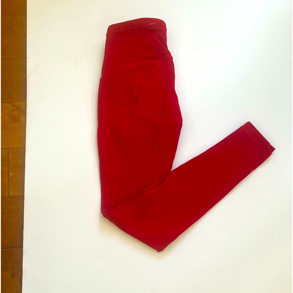 Lululemon Swift Speed High Rise Tight 25” Dark Red size 4
